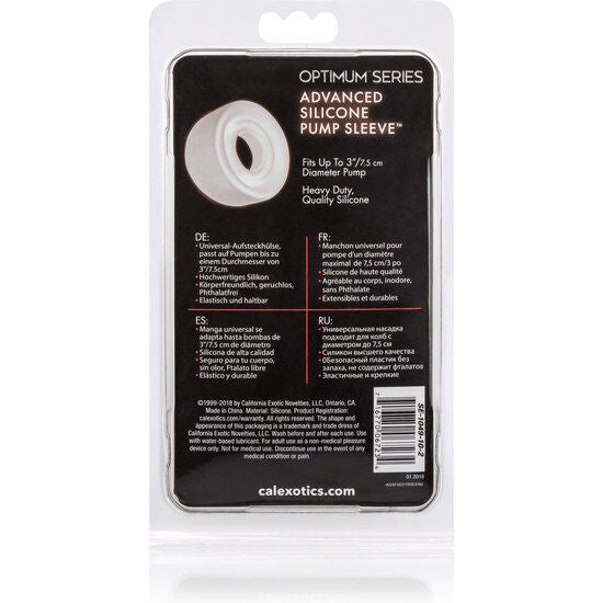 CALEXOTICS - MANCHON DE POMPE EN SILICONE ADV TRANSPARENT CALEXOTICS