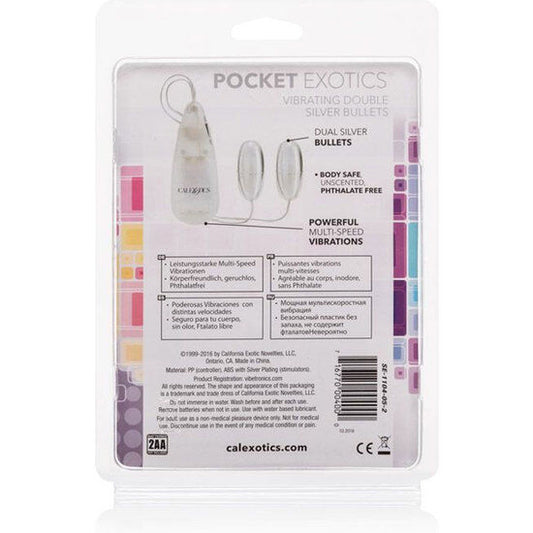 CALEXOTICS - BALLES VIBRANTES DUO ARGENT CALEXOTICS