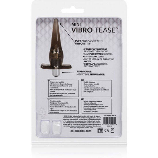 CALEXOTICS - MINI VIBRO TEASE NOIR CALEXOTICS