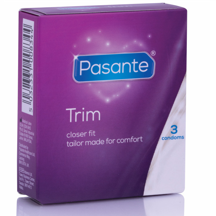 PASANTE - PRÉSERVATIF THIN TRIM MS THIN  PARTIR DE 3 UNITÉS PASANTE