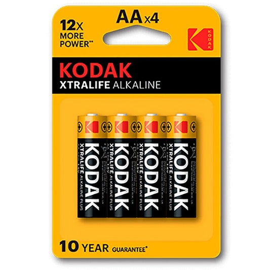 KODAK - PILE ALCALINE XTRALIFE AA LR6 * 4 KODAK