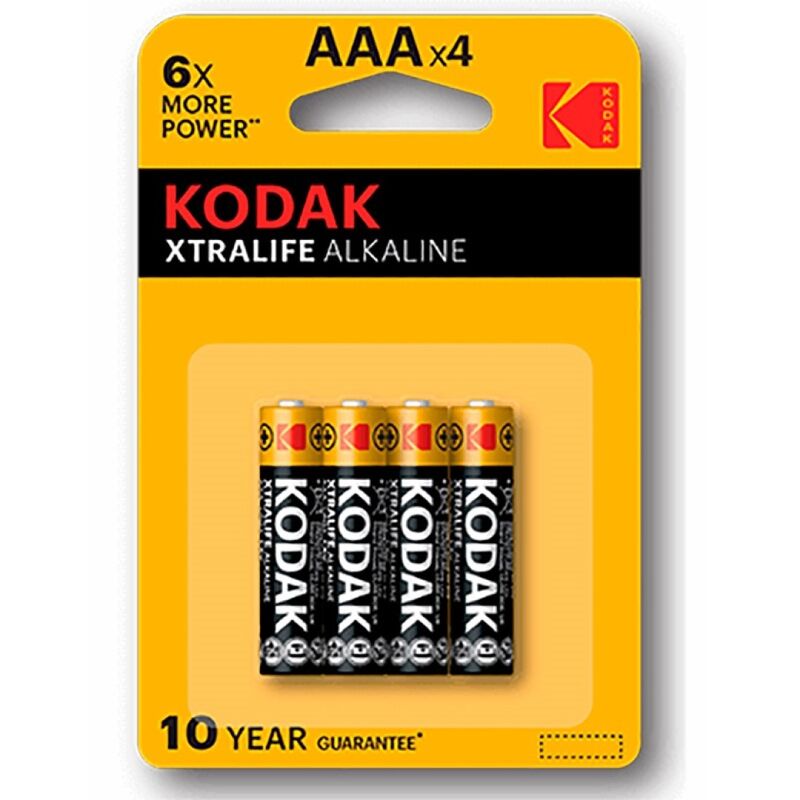 KODAK - PILE ALCALINE XTRALIFE AAA LR03 * 4 KODAK