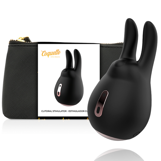 COQUETTE CHIC DESIRE - STIMULATEUR CLITORIAL NOIR / OR COQUETTE TOYS