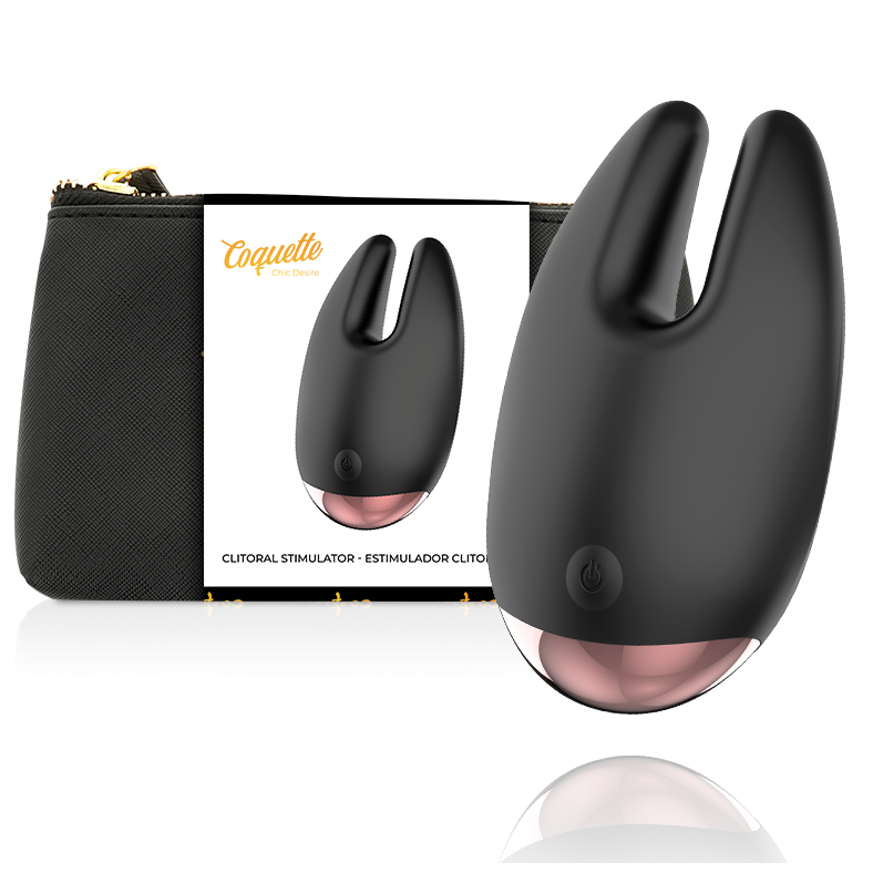COQUETTE CHIC DESIRE - STIMULATEUR CLITORIAL NOIR / OR COQUETTE TOYS