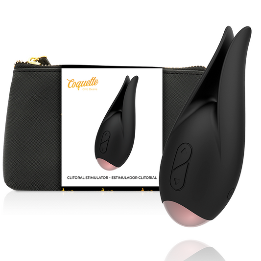 COQUETTE CHIC DESIRE - STIMULATEUR CLITORIAL NOIR / OR COQUETTE TOYS