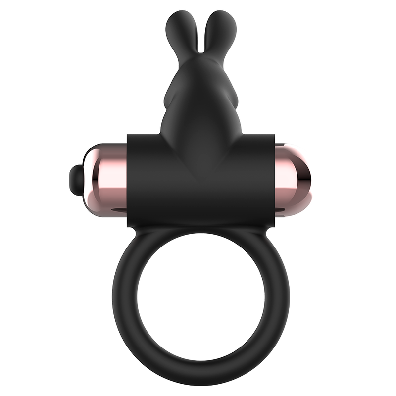 COQUETTE CHIC DESIRE - COCKRING AVEC VIBRATEUR NOIR/ OR COQUETTE TOYS