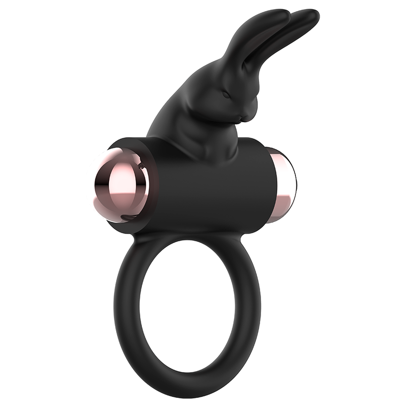 COQUETTE CHIC DESIRE - COCKRING AVEC VIBRATEUR NOIR/ OR COQUETTE TOYS