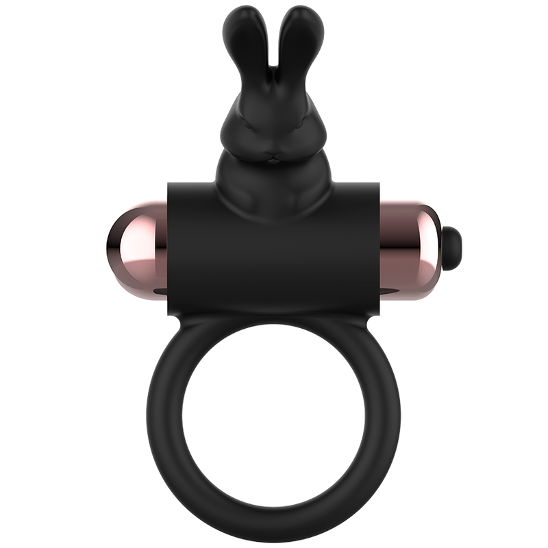 COQUETTE CHIC DESIRE - COCKRING AVEC VIBRATEUR NOIR/ OR COQUETTE TOYS