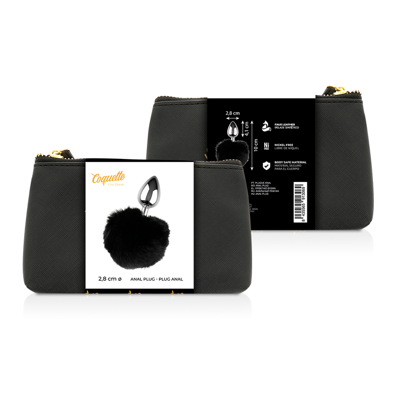 COQUETTE CHIC DESIRE - PLUG ANAL METAL TAILLE L 2.8 X 4.1 CM COQUETTE TOYS