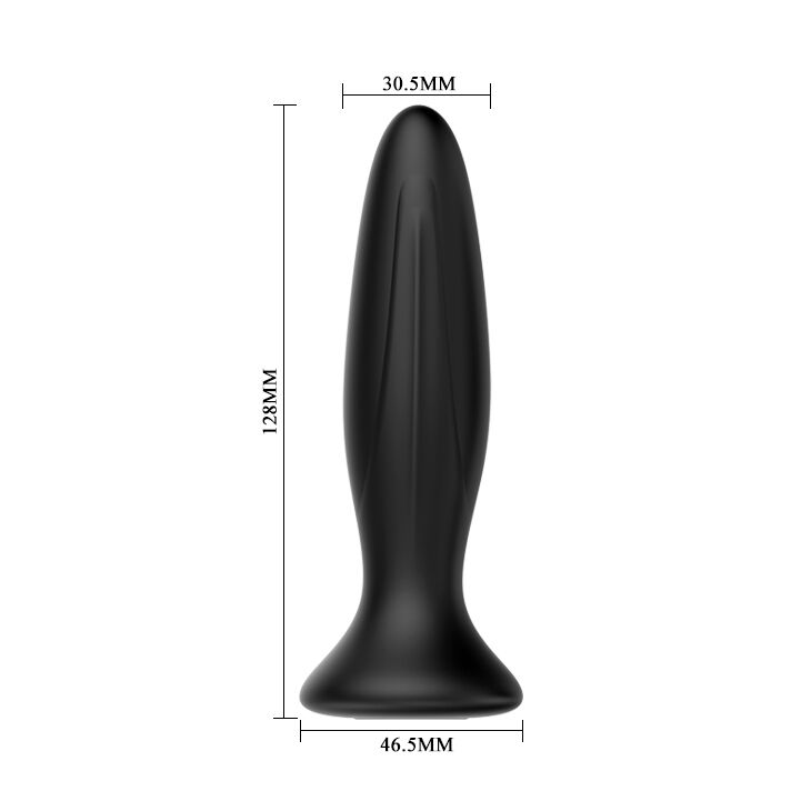 MR PLAY - PLUG ANAL VIBRATEUR NOIR RECHARGEABLE MR PLAY