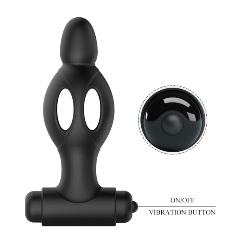 MR PLAY - PLUG ANAL EN SILICONE AVEC VIBRATION MR PLAY
