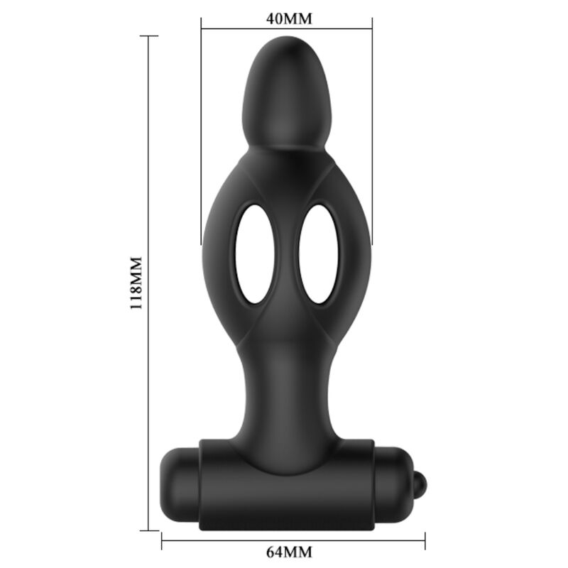 MR PLAY - PLUG ANAL EN SILICONE AVEC VIBRATION MR PLAY