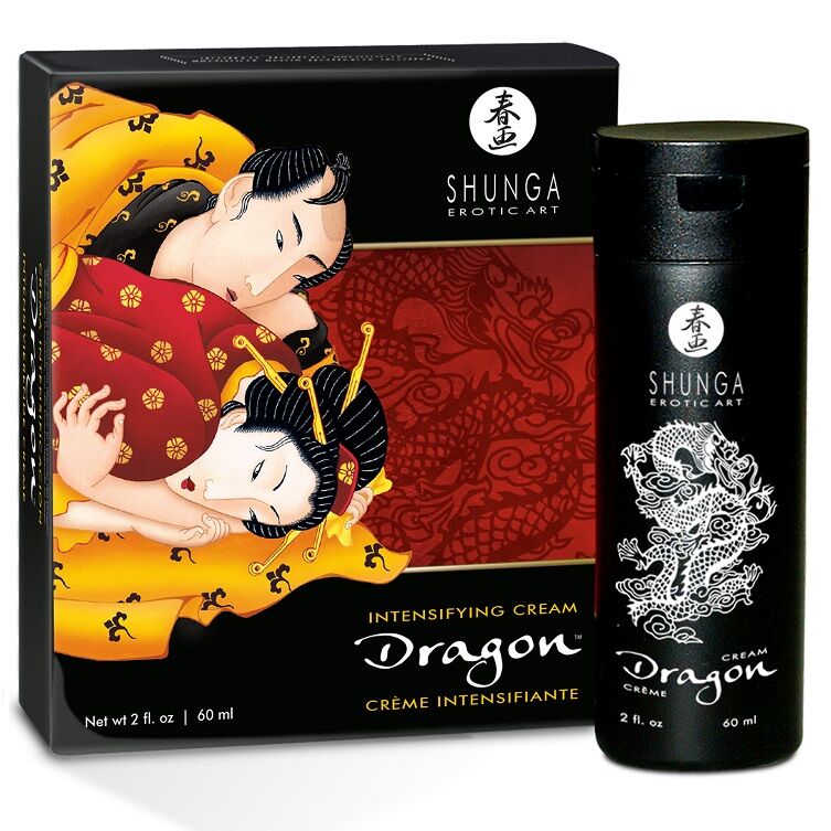 SHUNGA - CRÈME AMÉLIORANT L''ÉRECTION DU DRAGON SHUNGA APHRODISIACS