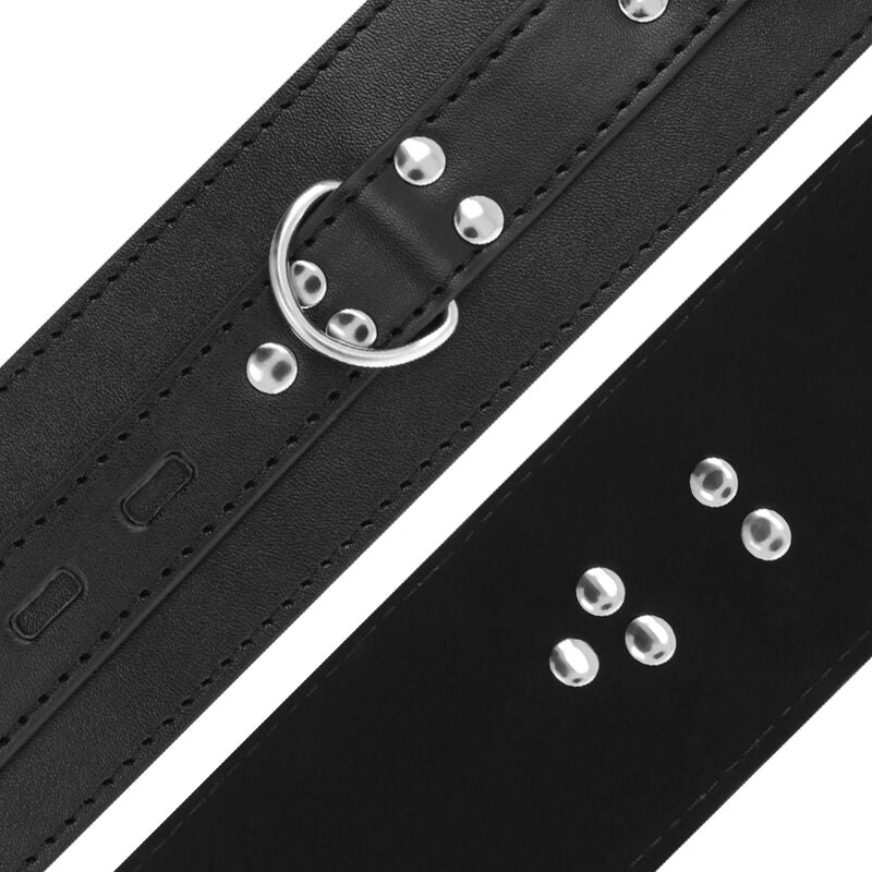 DARKNESS - MENOTTES EN CUIR NOIR DARKNESS BONDAGE