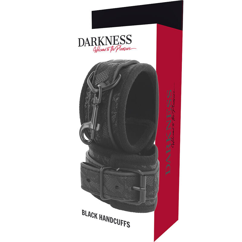 DARKNESS - MENOTTES BDSM LUXE NOIRES (NOT FOR SALE) DARKNESS BONDAGE