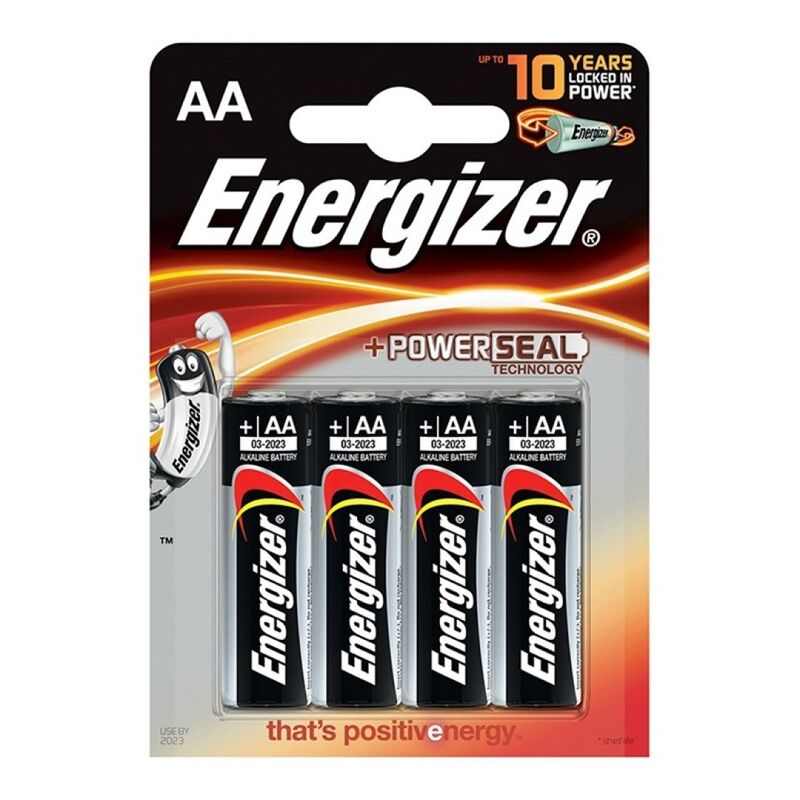 ENERGIZER - PILE ALCALINE AA LR6 *4 ENERGIZER