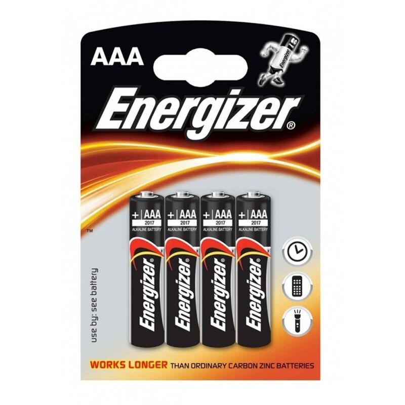 ENERGIZER - PILE ALCALINE AAA LR03 *4 ENERGIZER