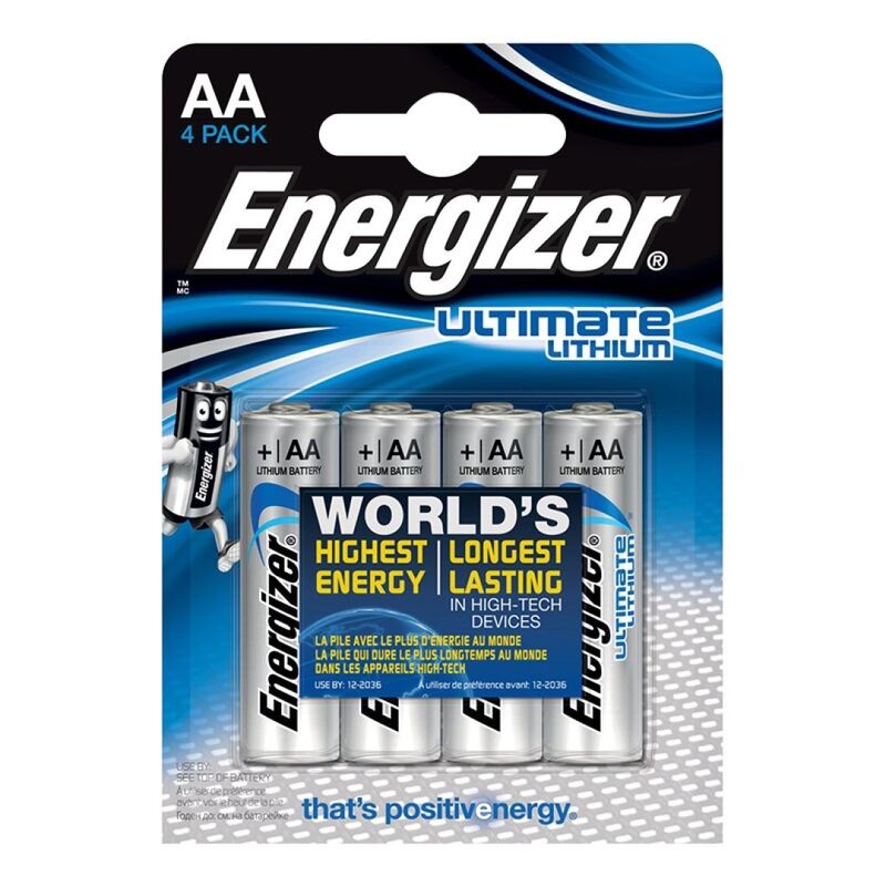 ENERGIZER - ULTIMATE LITHIUM AA L91 LR6 1,5V *4 ENERGIZER