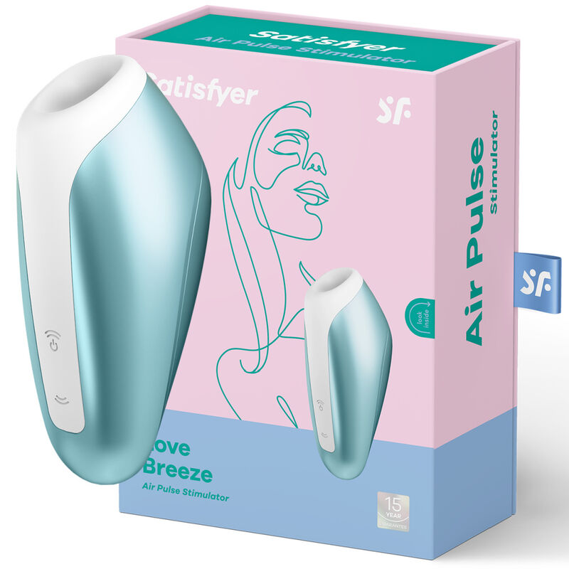 SATISFYER - LOVE BREEZE SUCCIONADOR BLEU GLACE SATISFYER AIR PULSE