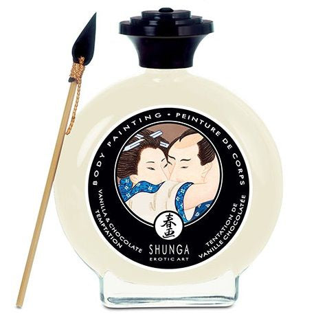 SHUNGA - PEINTURE CORPORELLE VANILLE ET CHOCOLAT SHUNGA MASSAGE CREAM
