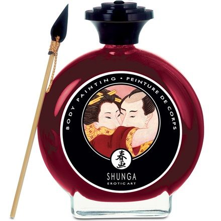 SHUNGA - PEINTURE CORPORELLE FRAISE ET CAVA SHUNGA MASSAGE CREAM