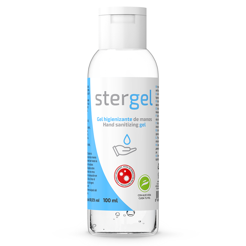 STERGEL - HYDROALCOHOLIC HAND SANITIZING GEL ALOE VERA 100ML STERGEL