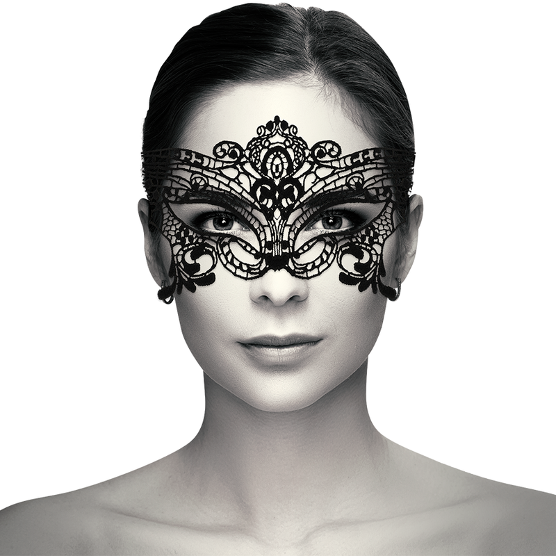 COQUETTE CHIC DESIRE - MASQUE LARGE EN DENTELLE NOIRE COQUETTE ACCESSORIES