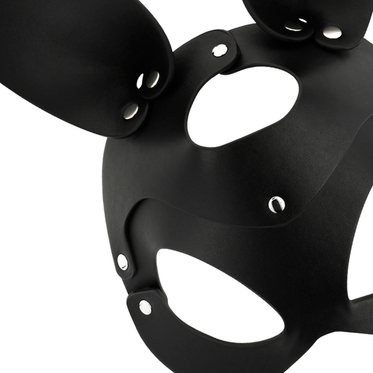 COQUETTE CHIC DESIRE - MASQUE EN CUIR VEGAN AVEC OREILLES DE LAPIN COQUETTE ACCESSORIES
