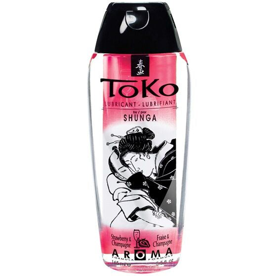 SHUNGA - ARÔME LUBRIFIANT FRAISE ET CHAMPAGNE TOKO SHUNGA LUBRICANTS