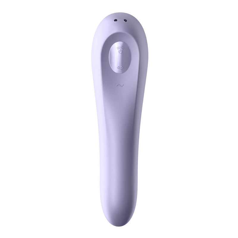 SATISFYER - VIBRATEUR DUAL PLEASURE AIR PULSE MAUVE SATISFYER CONNECT
