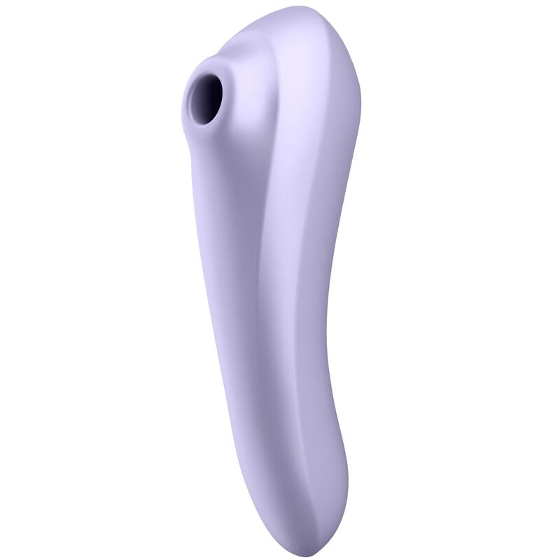 SATISFYER - VIBRATEUR DUAL PLEASURE AIR PULSE MAUVE SATISFYER CONNECT