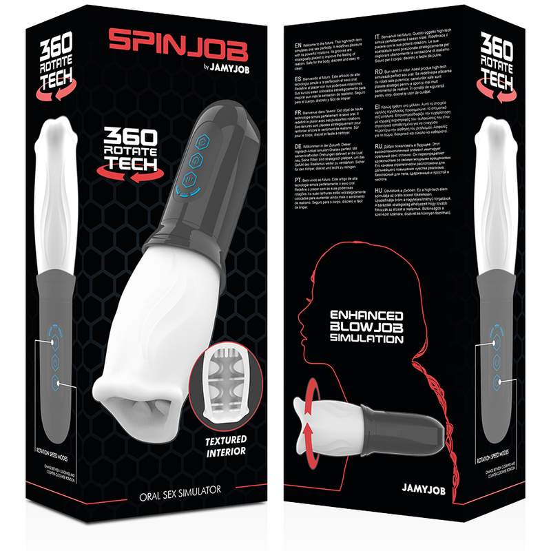 JAMYJOB - SPINJOB STIMULATEUR DE SEXE ORAL JAMYJOB
