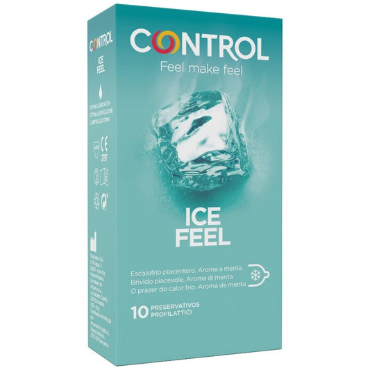 CONTROL - EFFET ICE FEEL COOL 10 UNITÉS CONTROL CONDOMS