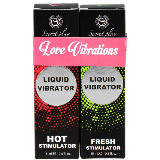 SECRETPLAY - VIBRATEUR LIQUIDE PACK LOVE VIBRATIONS SECRETPLAY COSMETIC