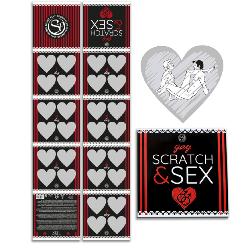 SECRETPLAY - JEU SCRATCH & SEX GAY COUPLES (ES/EN/FR/PT/DE) SECRETPLAY 100% GAMES