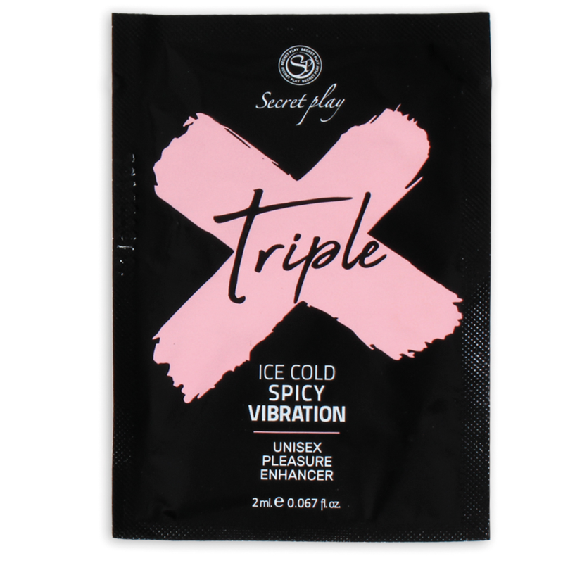 SECRETPLAY - UNIDOSE TRIPLE X INTENSIFICATEUR DE PLAISIR SECRETPLAY COSMETIC