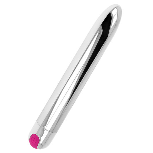 OHMAMA - VIBRATEUR ARGENT RECHARGEABLE 10 MODES 18,5 CM OHMAMA VIBRATORS