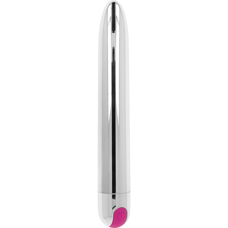 OHMAMA - VIBRATEUR ARGENT RECHARGEABLE 10 MODES 18,5 CM OHMAMA VIBRATORS