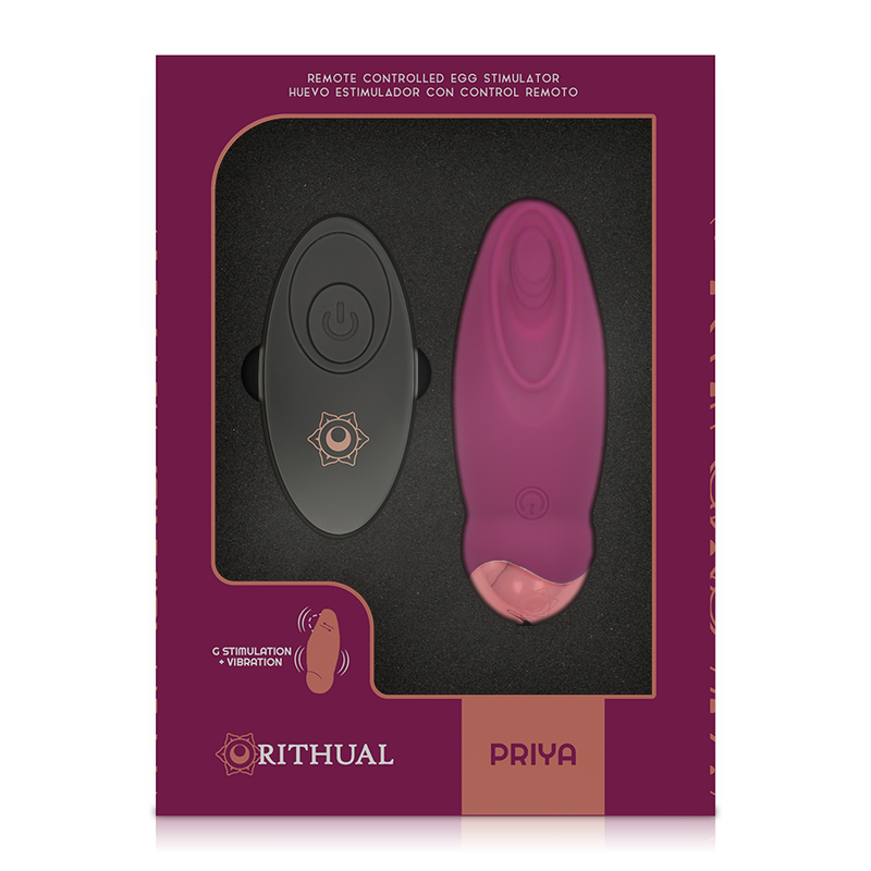 RITHUAL - PRIYA EGG TÉLÉCOMMANDE G-SPOT + VIBRATION RITHUAL