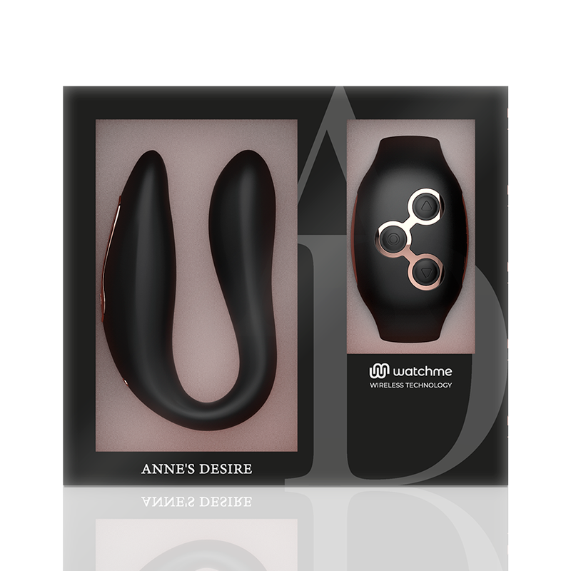 ANNE'S DESIRE - DUAL PLEASURE TECNOLOG A WATCHME NOIR/OR ANNE´S DESIRE