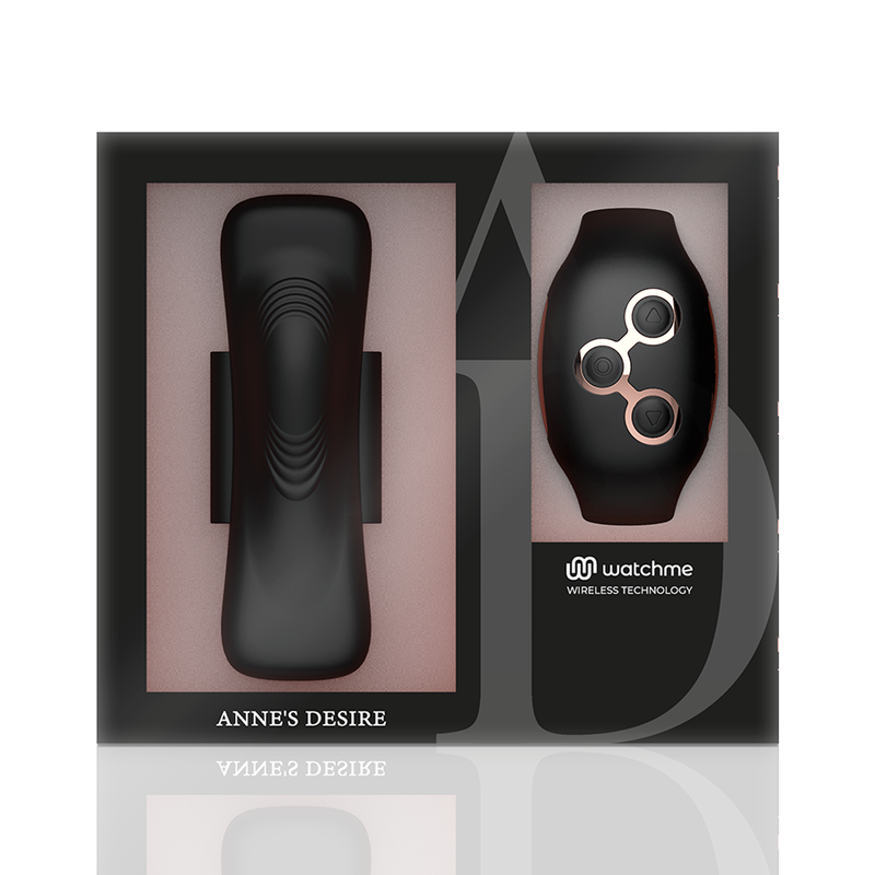 ANNE'S DESIRE - PANTY PLEASURE TECNOLOG A WATCHME NOIR/OR ANNE´S DESIRE
