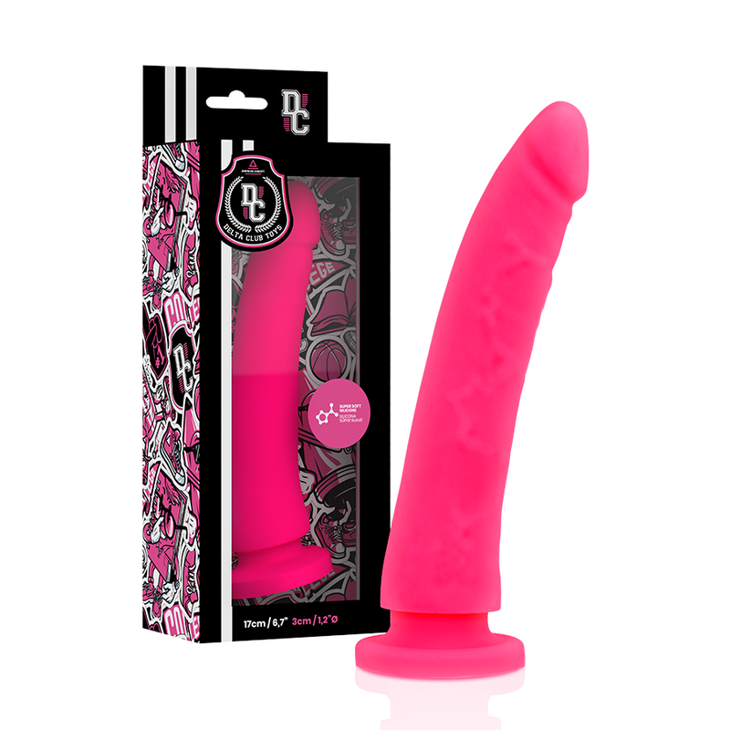 DELTA CLUB - TOYS HARNAIS + DONG SILICONE ROSE 17 CM -O- 3 CM DELTACLUB