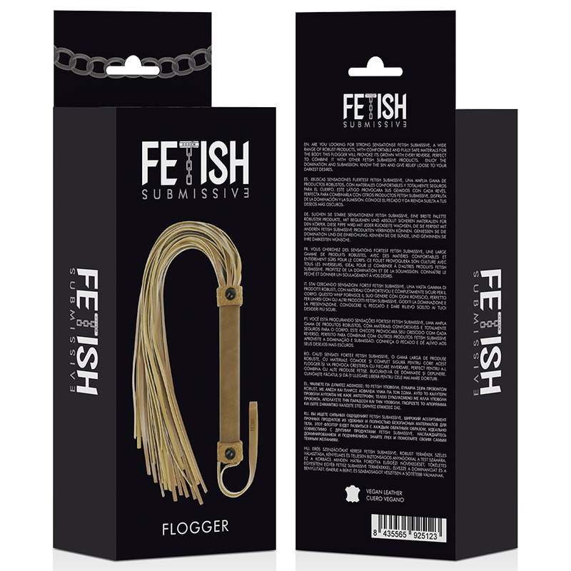 FETISH SUBMISSIVE ORIGIN - FOUET EN CUIR VEGAN FETISH SUBMISSIVE ORIGIN