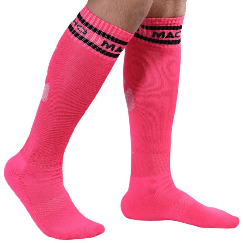 MACHO - CHAUSSETTES LONGUES TAILLE UNIQUE ROUGE MACHO UNDERWEAR