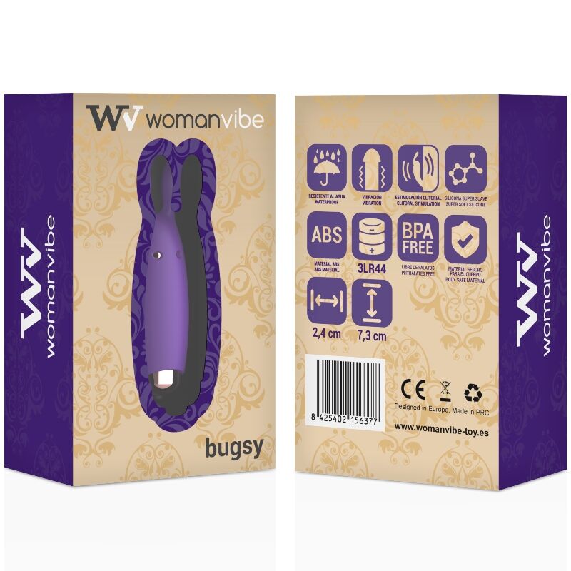 WOMANVIBE - BUGSY SILICONE STIMULATEUR WOMANVIBE