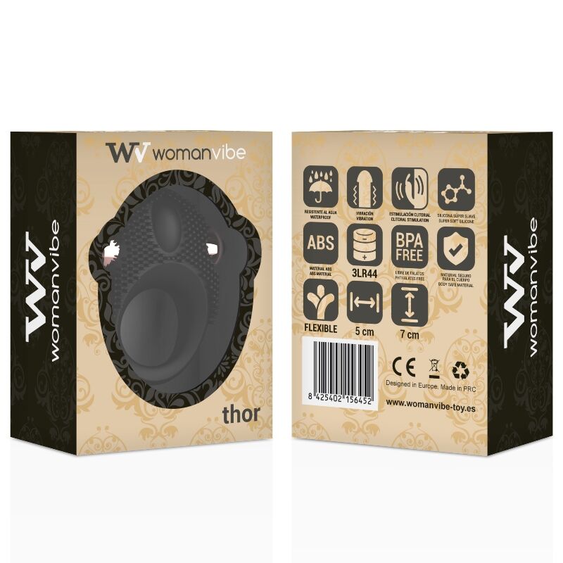 WOMANVIBE - ANNEAU VIBRATEUR EN SILICONE VIBE THOR WOMANVIBE