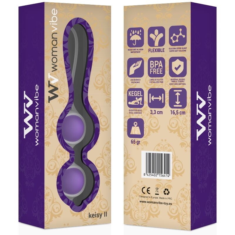 WOMANVIBE - BALLES EN SILICONE VIBE KEISY II WOMANVIBE