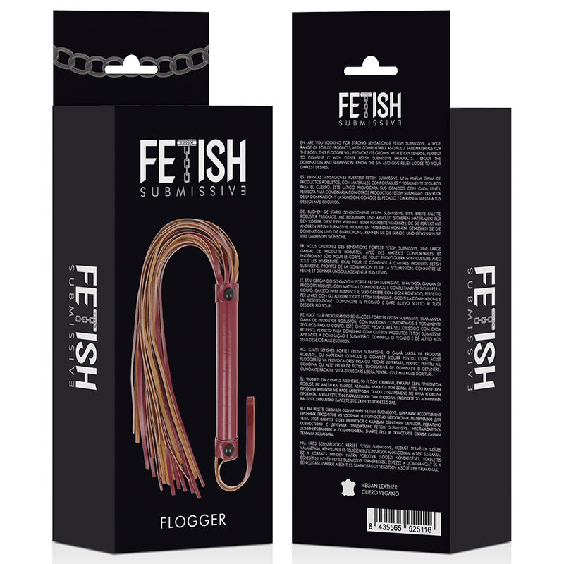 FETISH SUBMISSIVE DARK ROOM - FOUET EN CUIR VÉGÉTALIEN FETISH SUBMISSIVE DARK ROOM