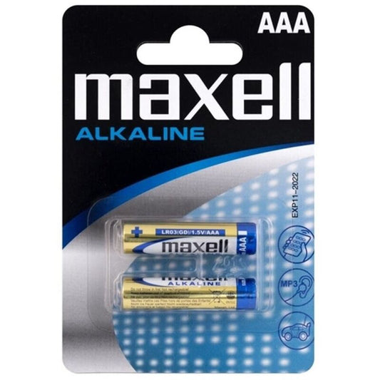 MAXELL - PILE ALCALINE AAA LR03 BLISTER*2 MAXELL