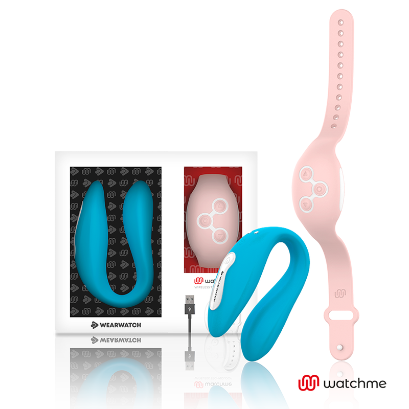 WEARWATCH - WATCHME VIBRATEUR DOUBLE TECHNOLOGIE INDIGO / ROSE WEARWATCH